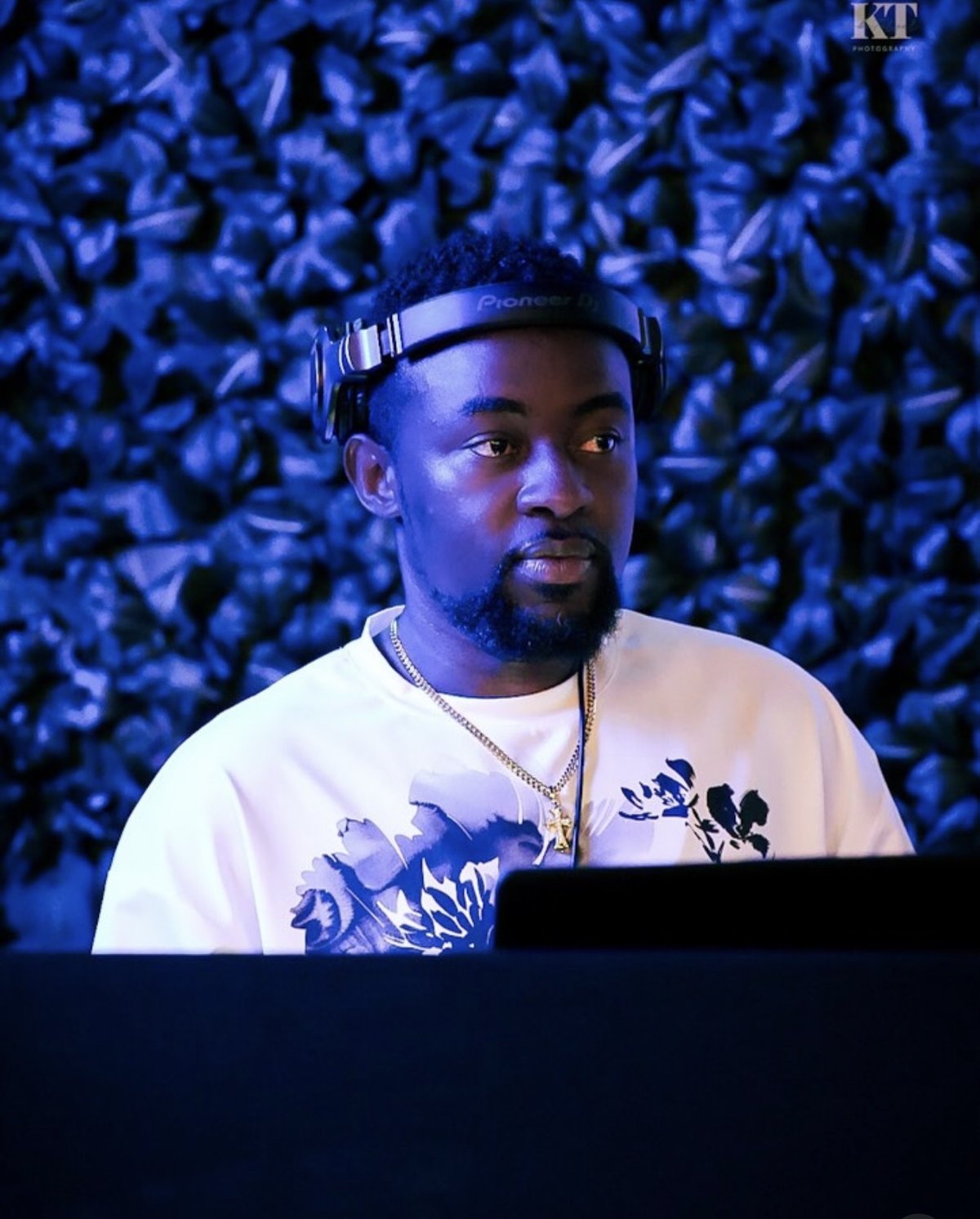 DJ Tygh performing with Pioneer DJ headphones